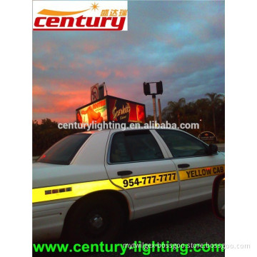 three sided taxi light box